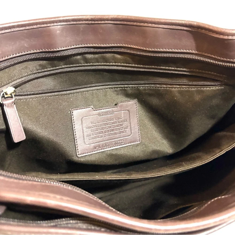Coach vintage unisex Brown Leather Bag